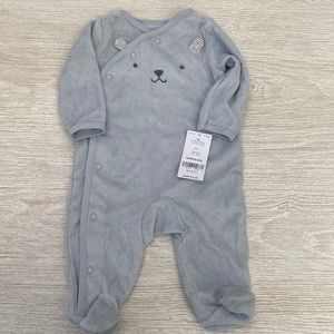 Carter’s Snap Up Footie with Bear Face